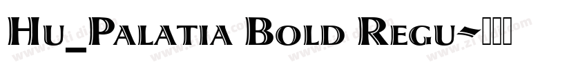 Hu_Palatia Bold Regu字体转换